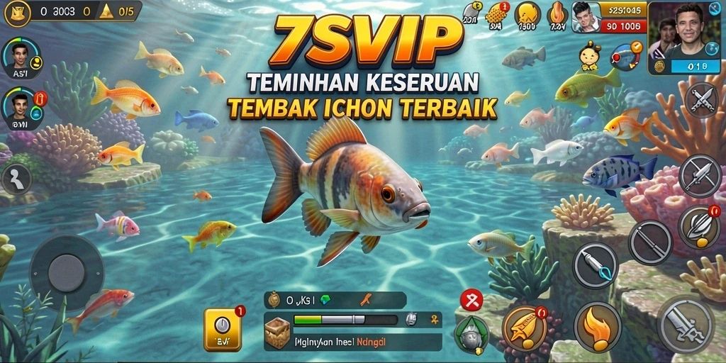 Gameplay seru Tembak Ikan di 7SVIP yang menegangkan.