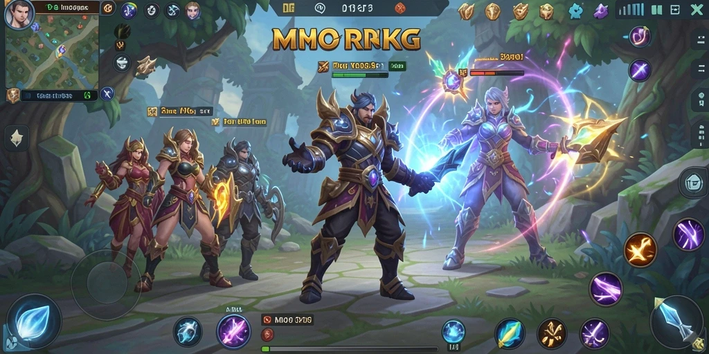 Tampilan menarik dari gameplay seru API77 di dunia MMORPG.