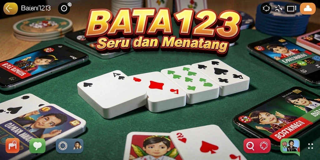 Screenshot gameplay BATA123 dengan tampilan papan Domino yang menarik.