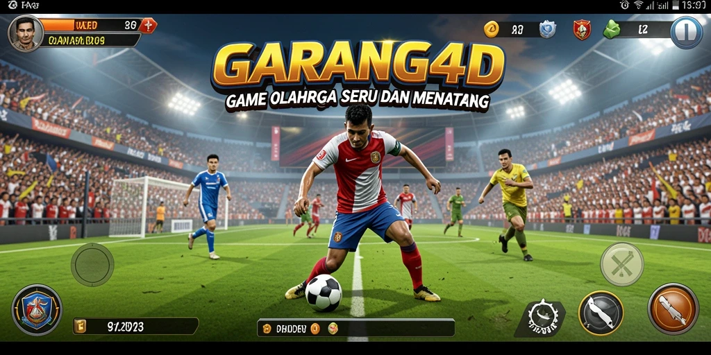 Tampilan gameplay penuh aksi dalam GARANG4D.