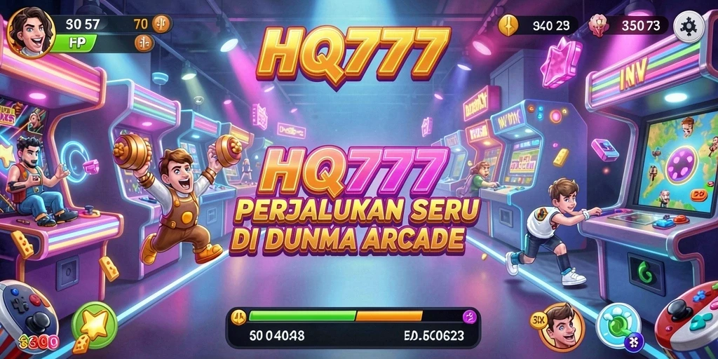 Tampilan gameplay seru dari HQ777 yang menantang di setiap level.