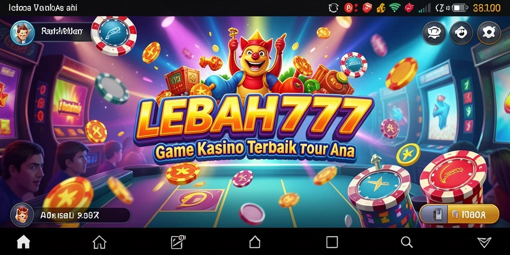 Tampilan gameplay Kasino LEBAH777 yang menarik dan menantang.
