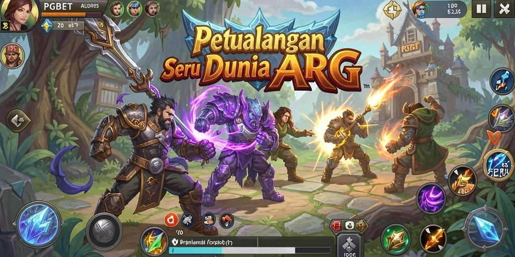 Tangkapan layar PGBET menampilkan aksi seru dalam permainan ARPG.
