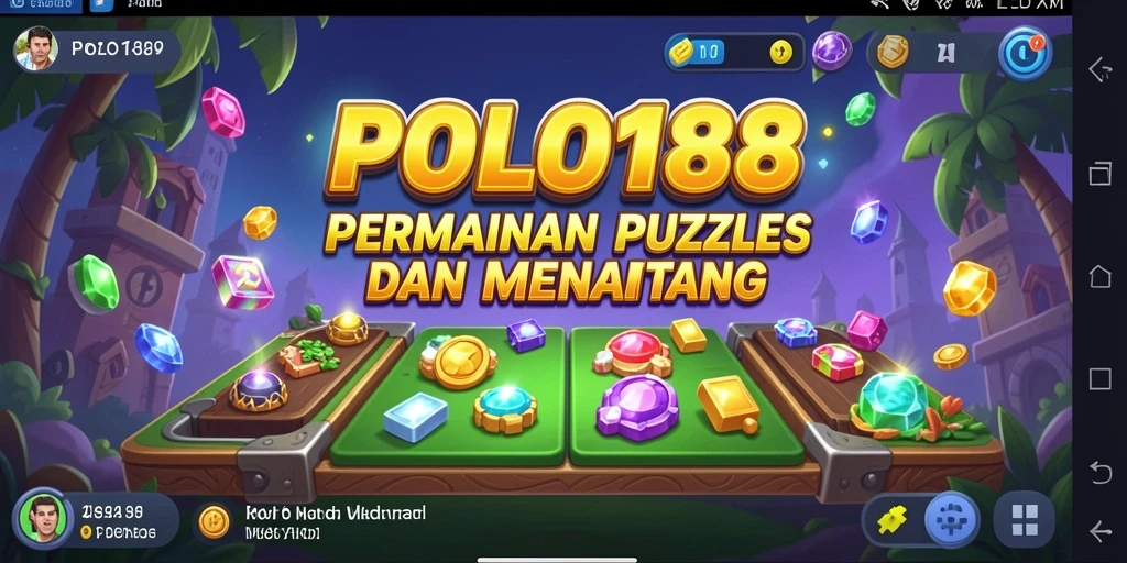 Tampilan gameplay seru dari POLO188 yang menampilkan berbagai puzzle menantang.