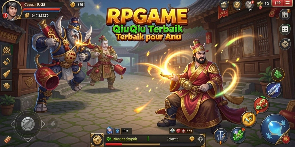 Tampilan gameplay menarik dari RPGAME QiuQiu.
