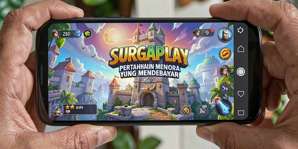 Tampilan gameplay SURGAPLAY yang mendebarkan dan penuh strategi.